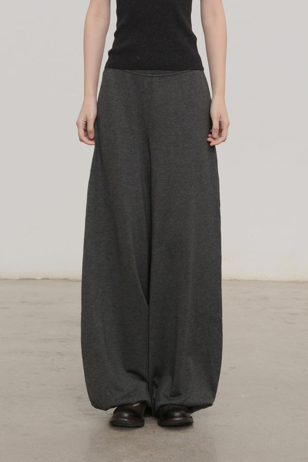 SWAYING/KNIT plain leggings SW23AW3B04 dark gray PS67